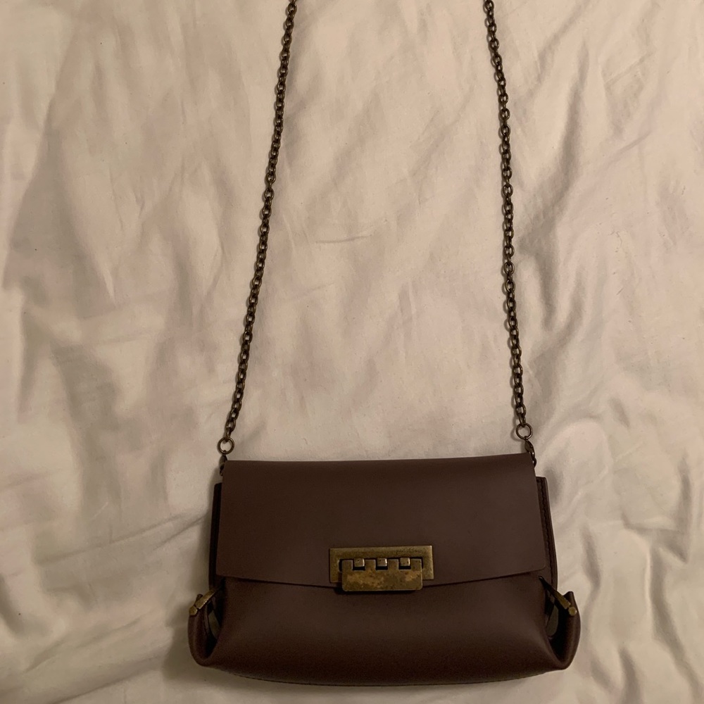 Zac Posen dark purple bag